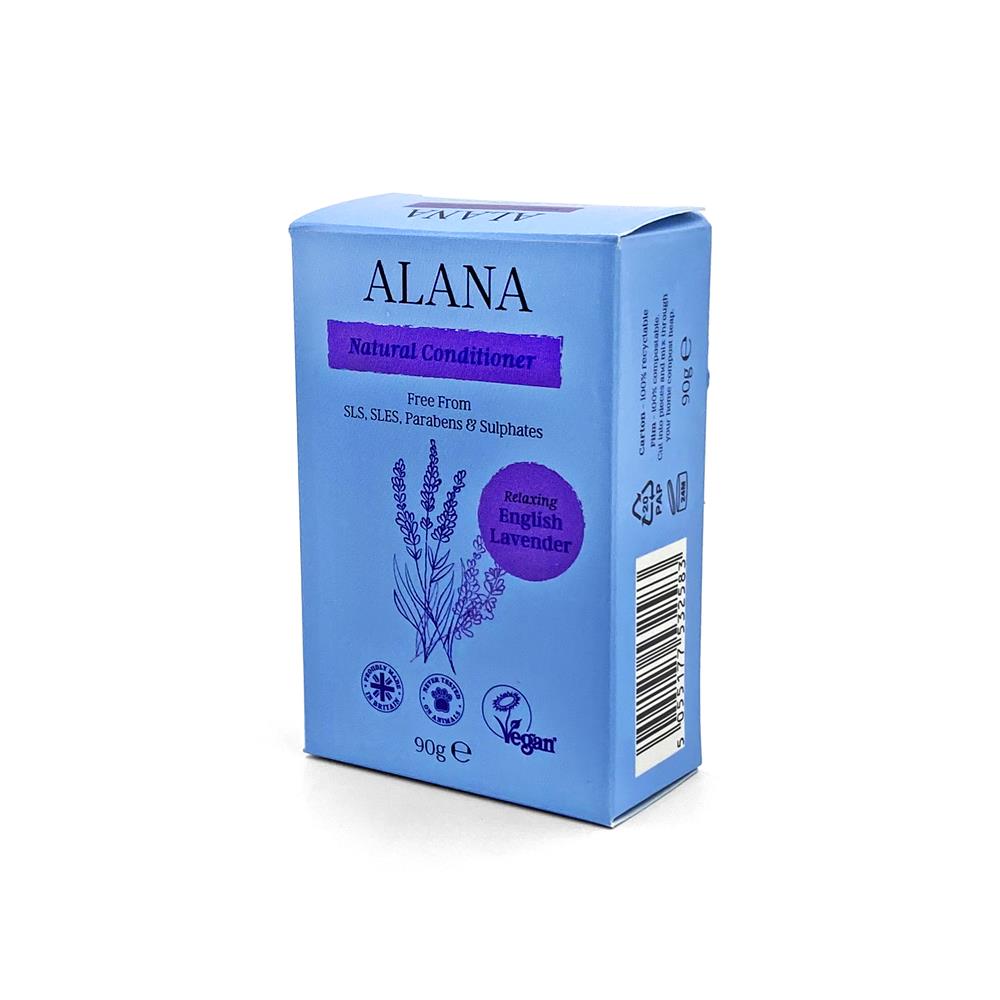 English Lavender Natural Conditioner Bar 90g - Just Natural