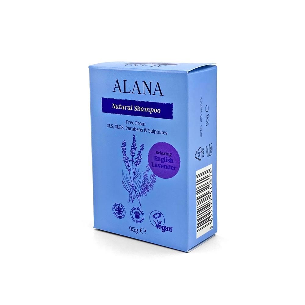 English Lavender Natural Shampoo Bar 95g - Just Natural