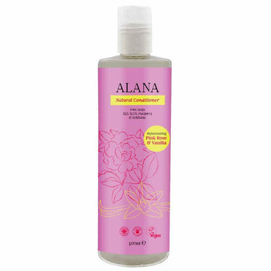 Alana Rose & Vanilla Natural Conditioner 100ml Travel Bottle