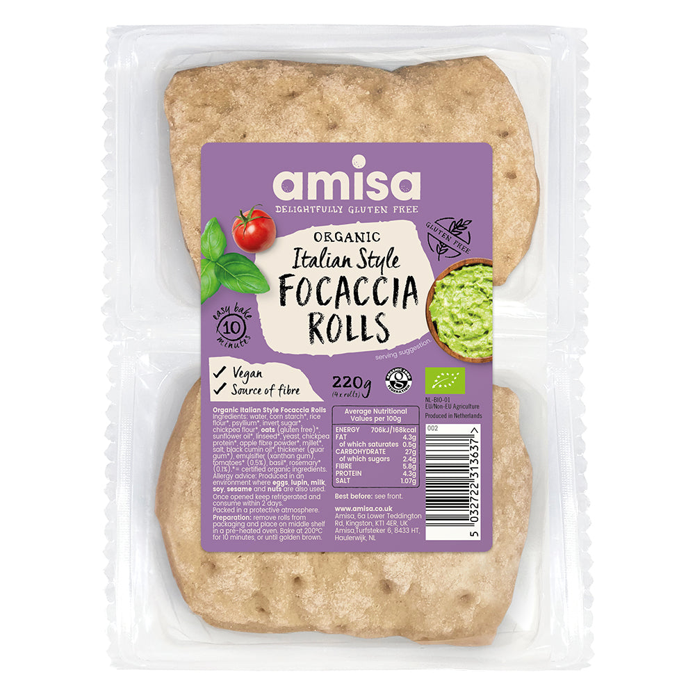 Classic Italian Style Gluten Free Bread Rolls 220g - Just Natural