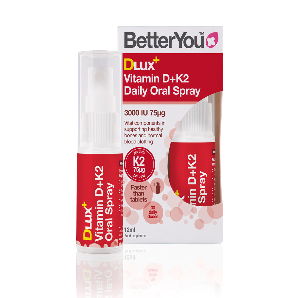 DluxPlus Vitamin D+K2 Daily Oral Spray 12ml - Just Natural