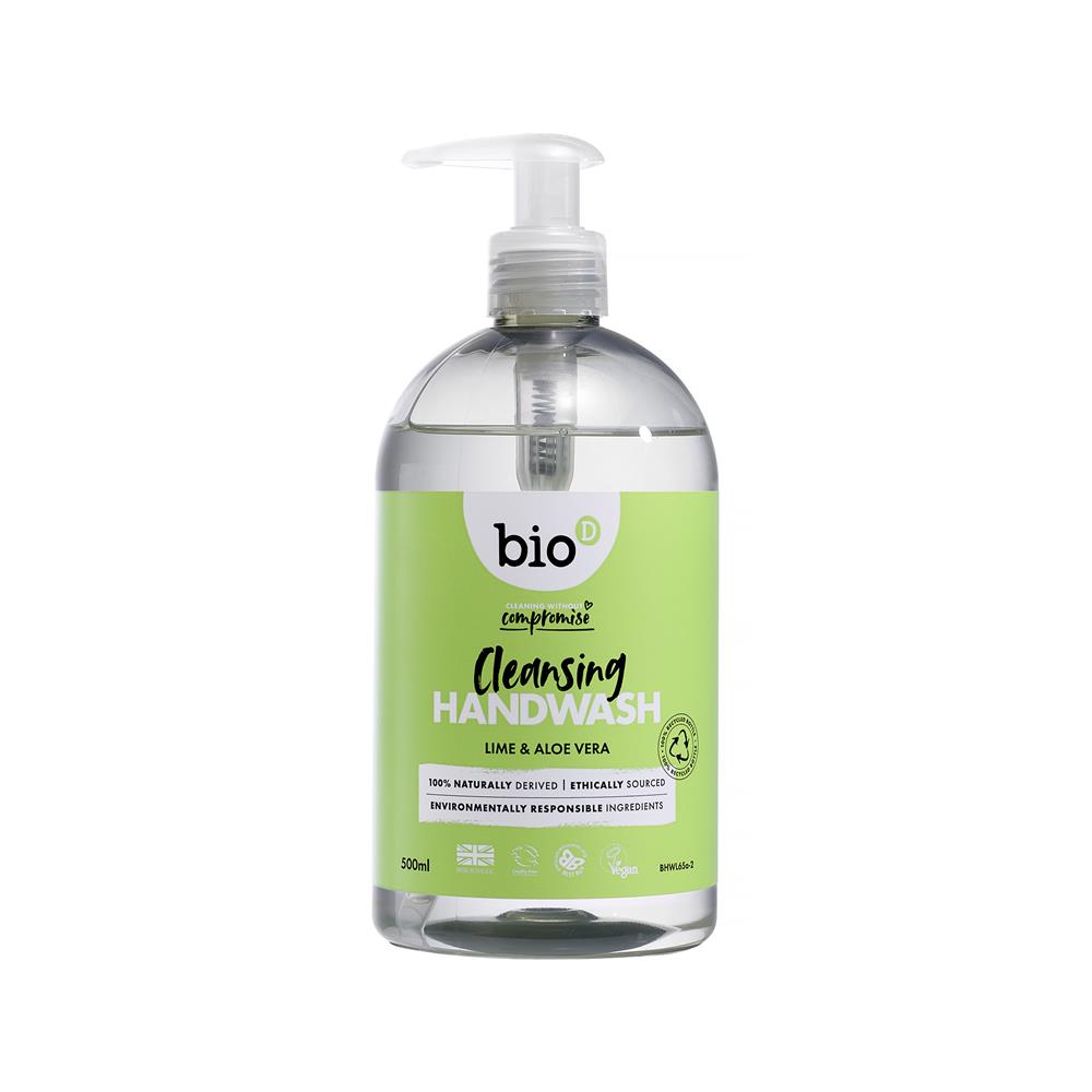 Cleansing Lime and Aloe Vera Hand Wash 500ml - Just Natural