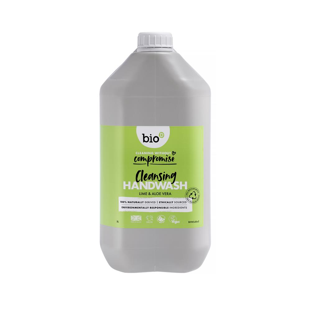 Lime & Aloe Vera Sanitising Hand Wash 5000ml - Just Natural