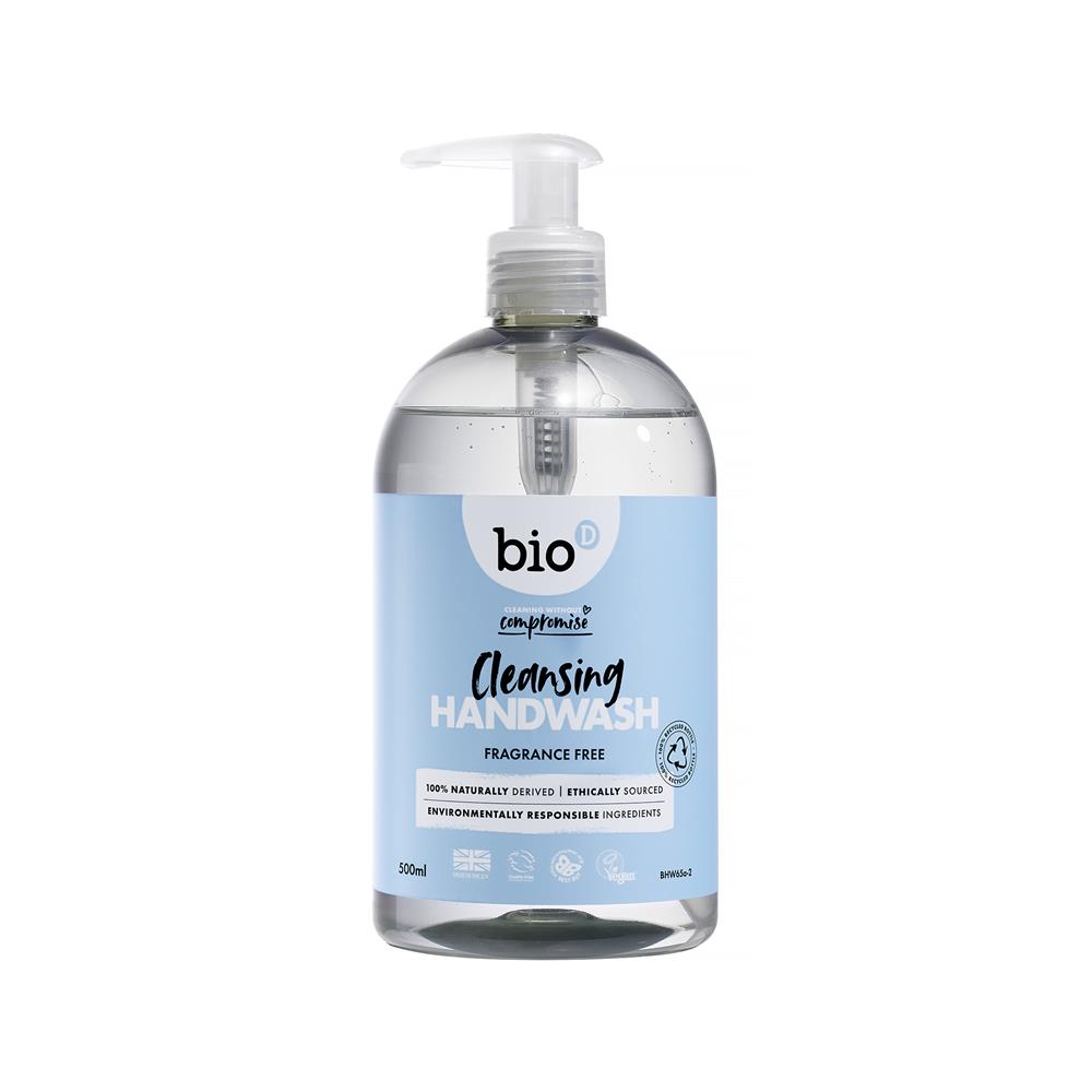 Sanitising Hand Wash Fragrance Free 500ml - Just Natural