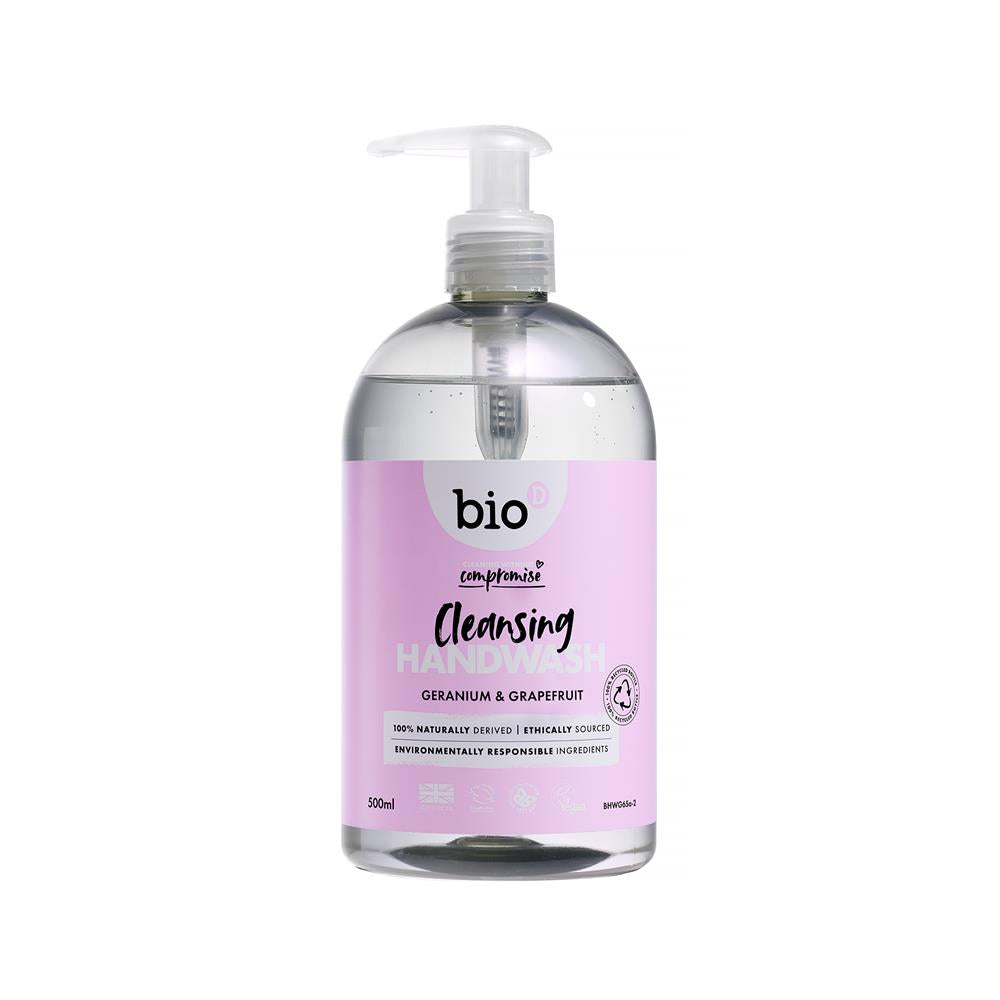 Sanitising Hand Wash Geranium 500ml - Just Natural