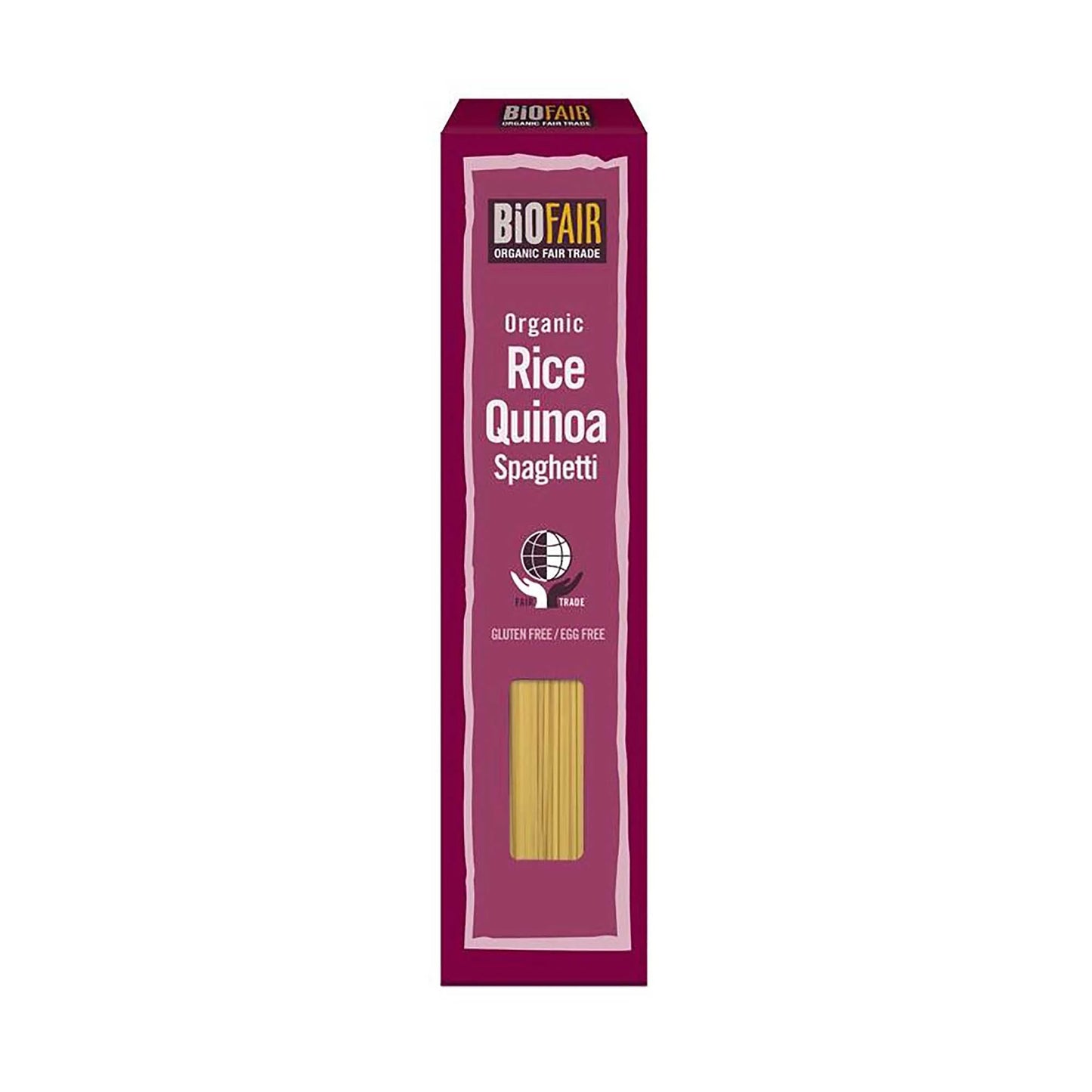 Organic Rice Quinoa Spaghetti Pasta Fair Trade 250g - Just Natural
