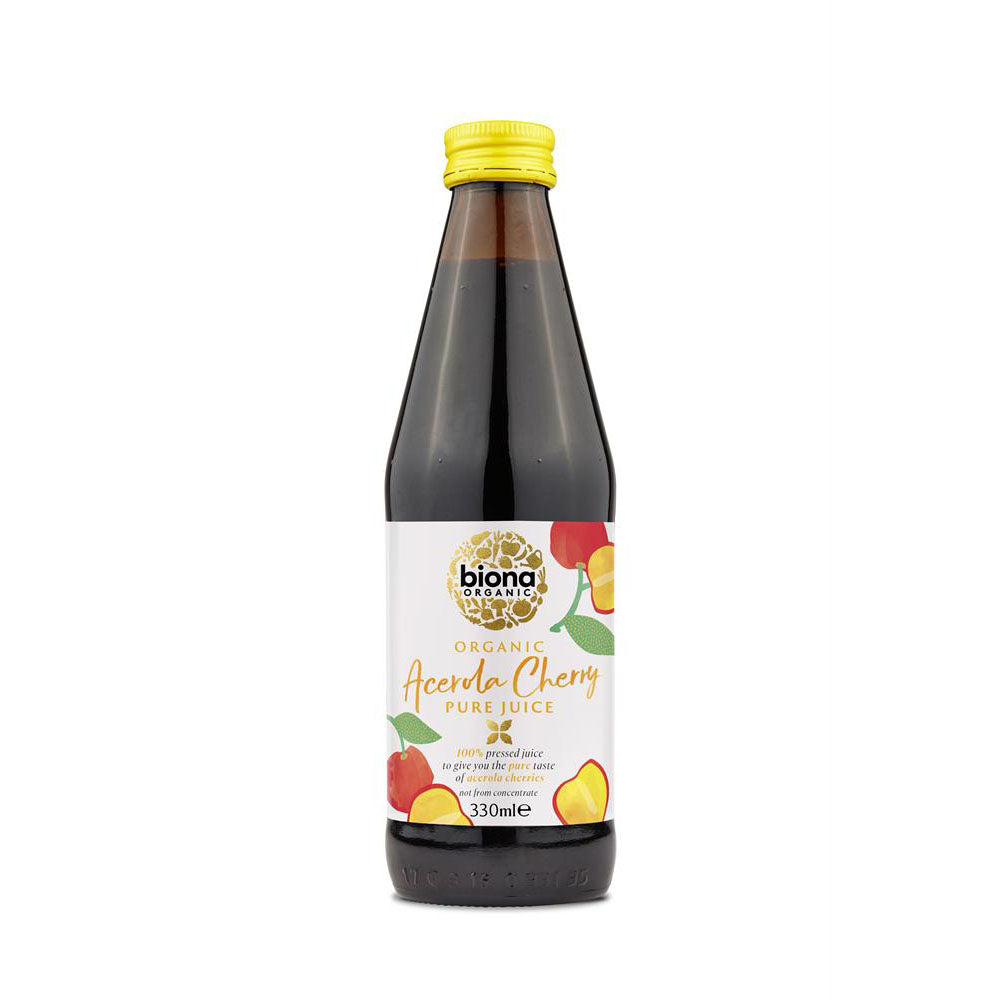 Organic Acerola Cherry Juice 330ml - Just Natural