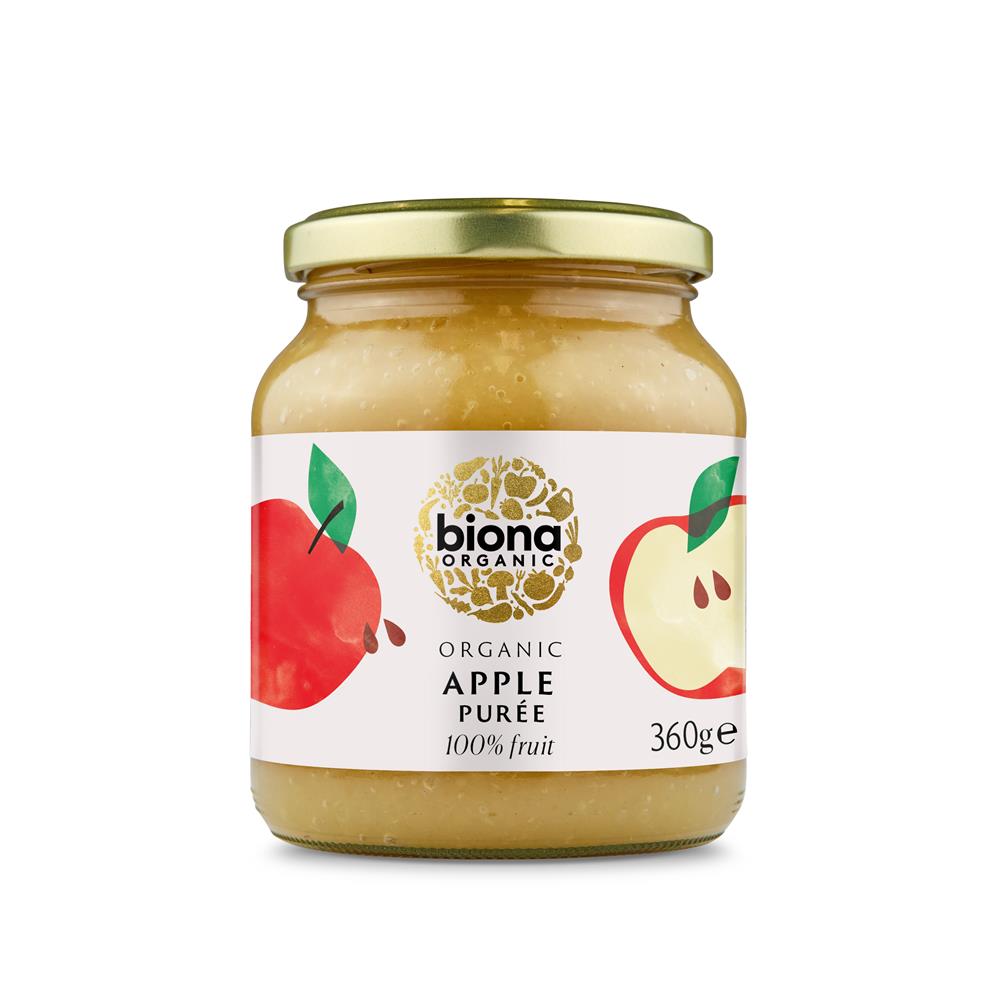 Organic Apple Puree No added sugar 360g - Just Natural