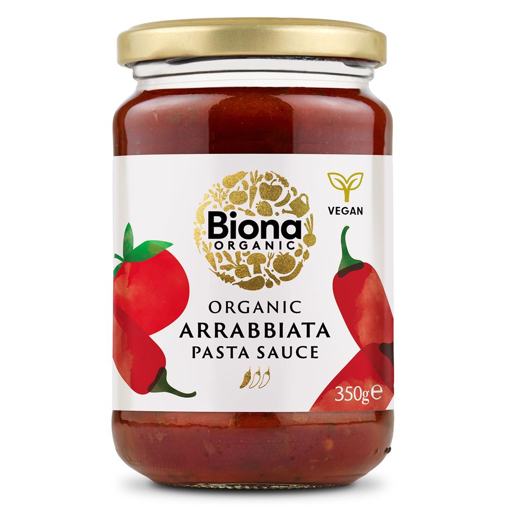 Organic Arrabbiata Hot & Spicy Pasta Sauce 350g - Just Natural