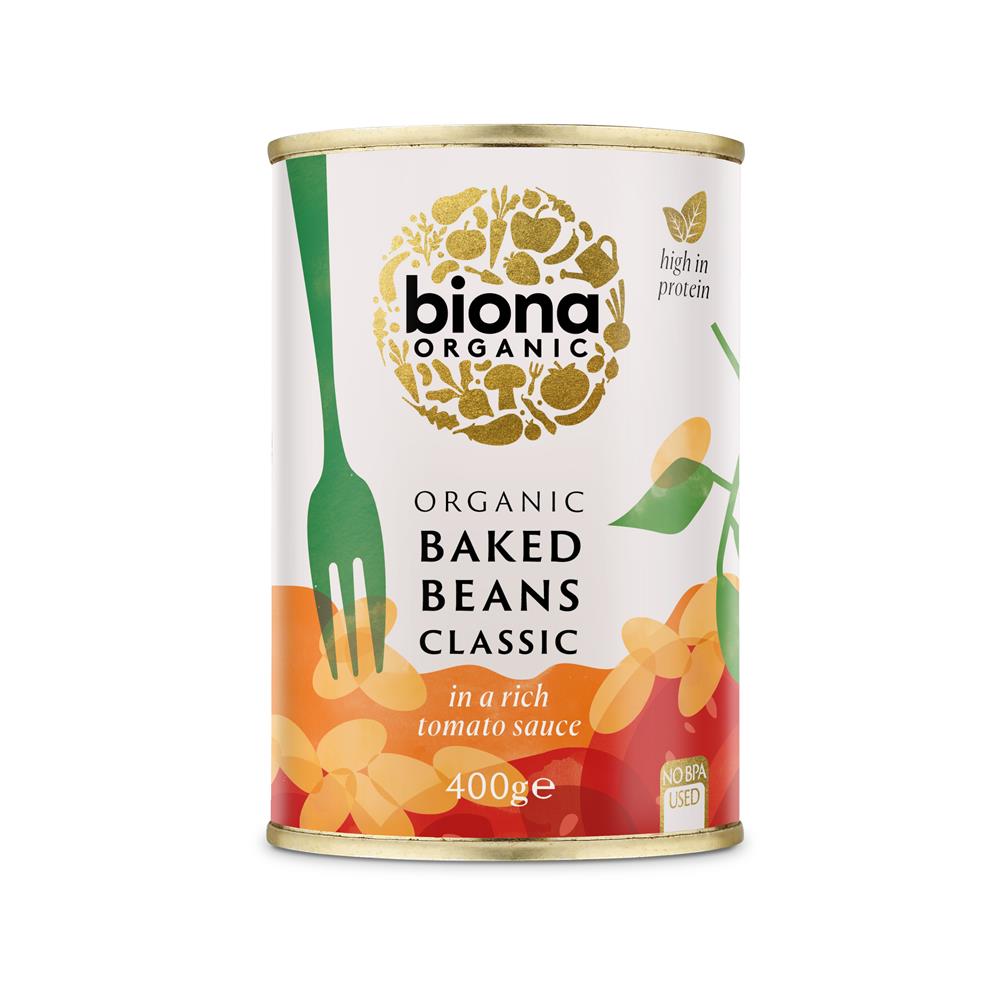 Organic Baked Beans in Tomato Sauce 400g - Just Natural