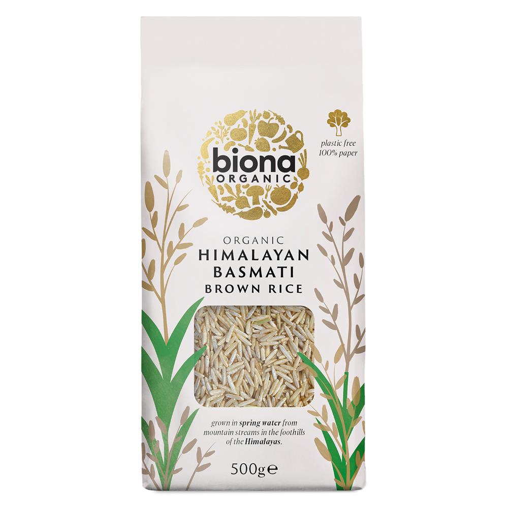 Organic Basmati Brown Rice 500g - Just Natural