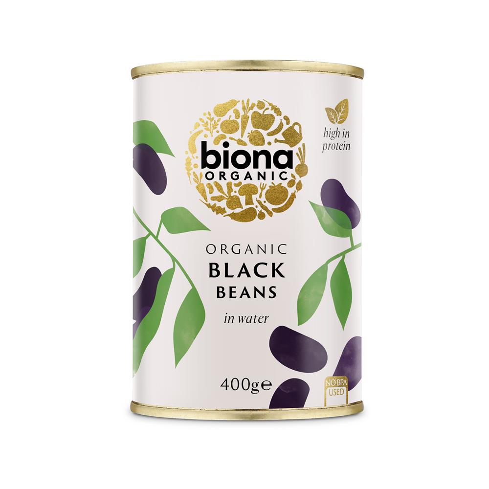 Organic Black Beans 400g - Just Natural