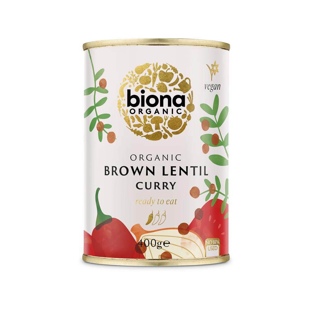 Organic Brown Lentil Curry 400g - Just Natural