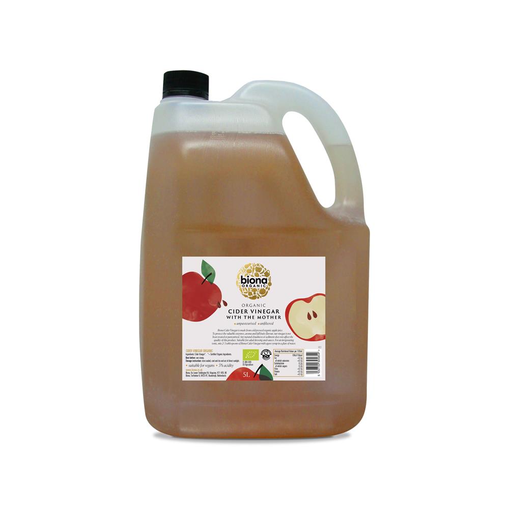 Organic Cider Vinegar with the Mother 5ltr - Just Natural