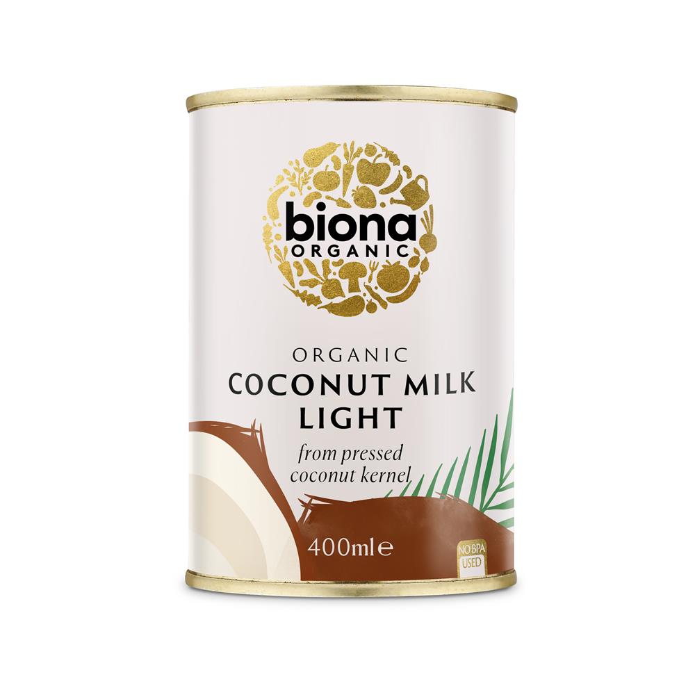 Organic Coconut Milk Light 9% fat 400ml - Just Natural