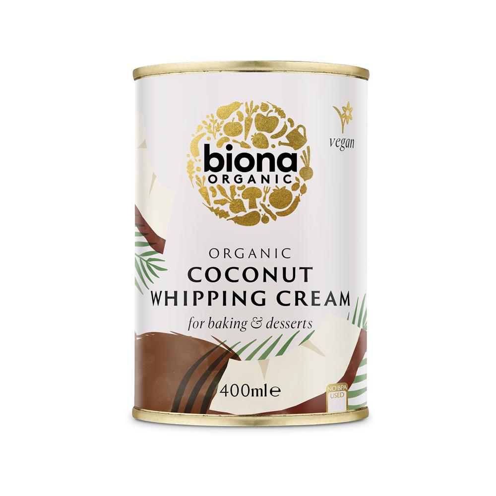 Organic Coconut Whipping Cream 400ml - Just Natural