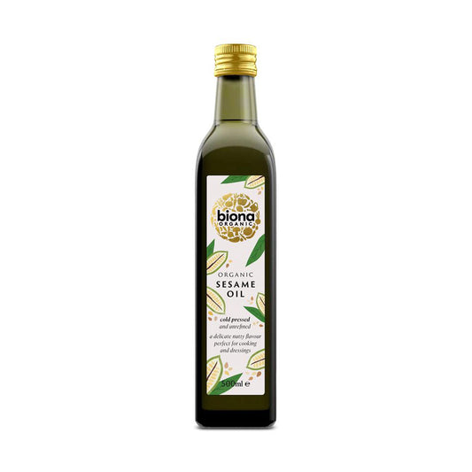 Organic Cold Pressed Sesame Oil 500ml - Just Natural