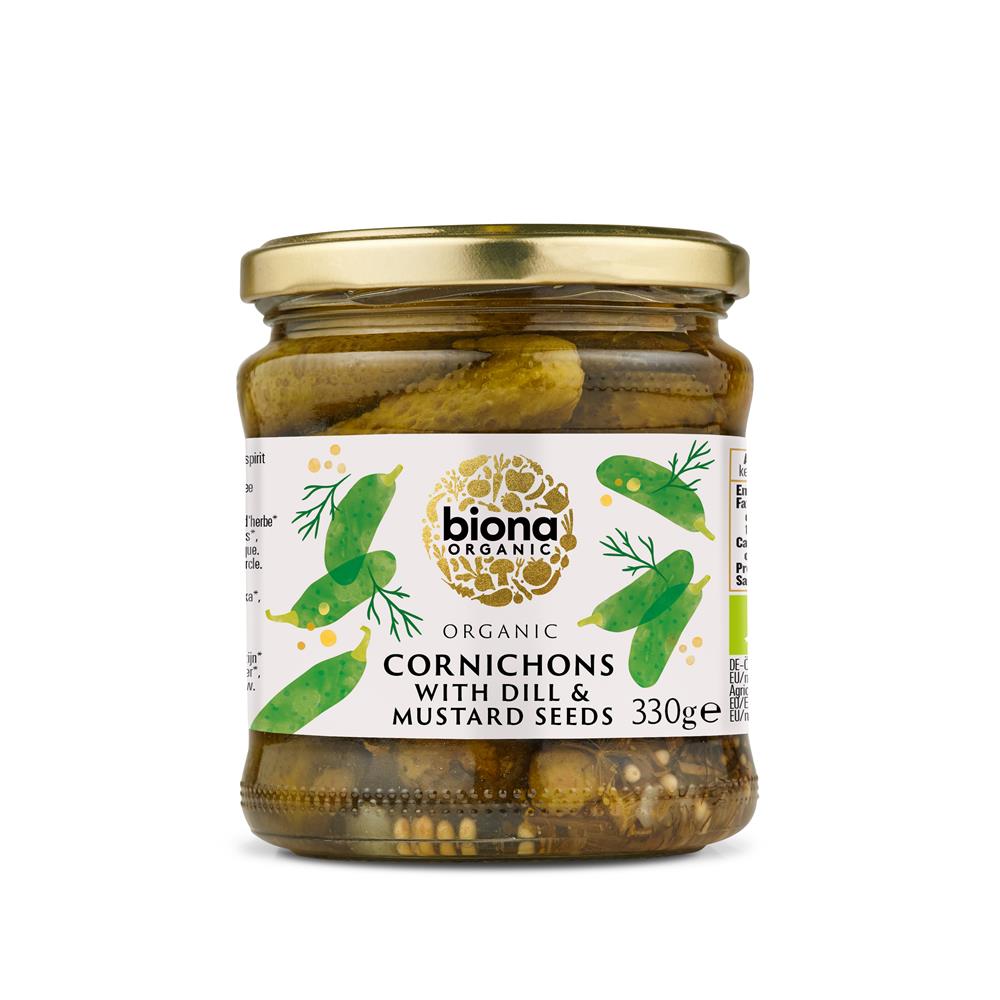 Organic Cornichons 330g - Just Natural