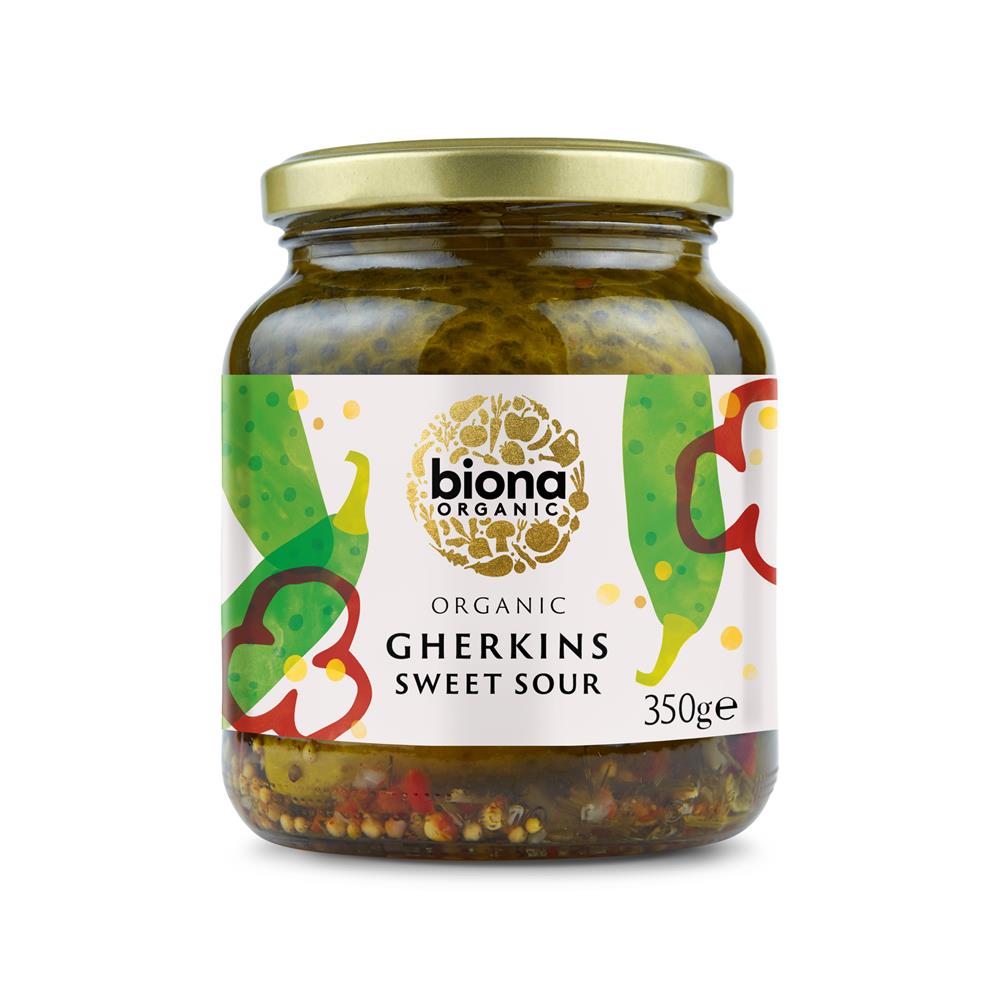 Organic Gherkins 350g - Just Natural