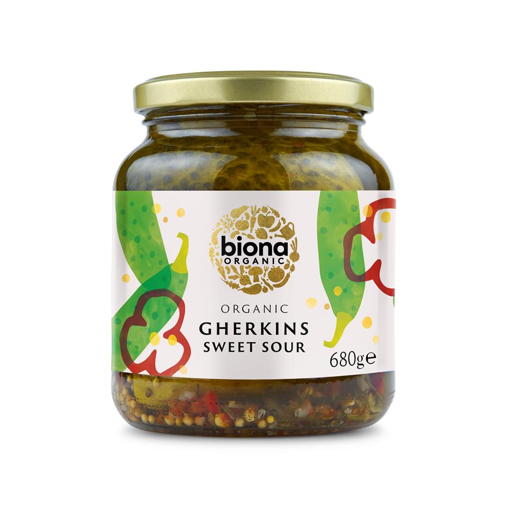 Organic Gherkins 680g - Just Natural