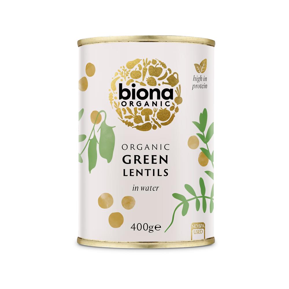 Organic Green Lentils 400g - Just Natural