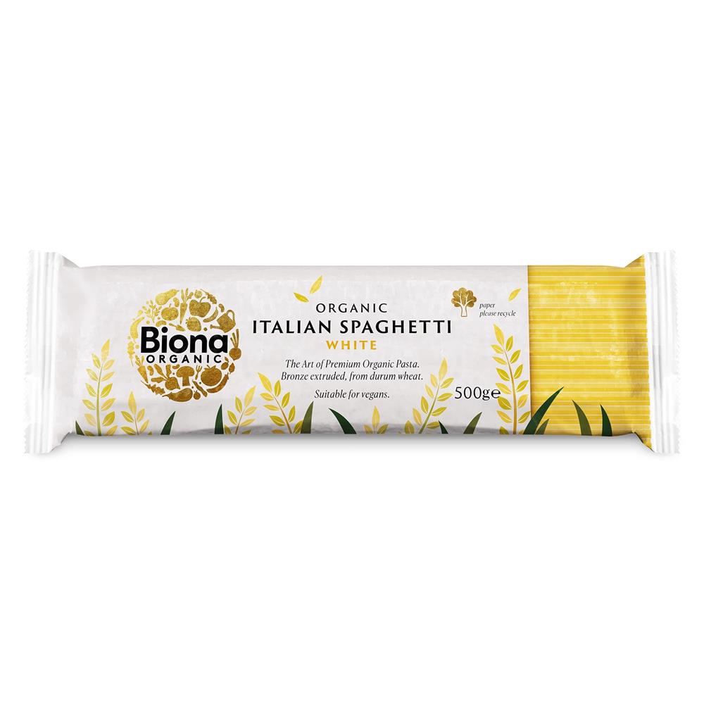 Organic Italian White Spaghetti Pasta 500g - Just Natural