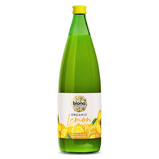 Organic Lemon Juice 1L - Just Natural