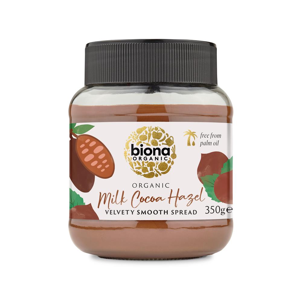 Organic Milk Chocolate Hazelnut Spread 350g - Just Natural