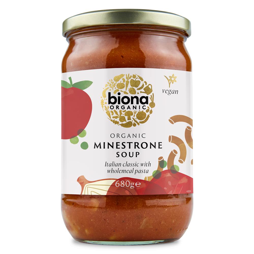 Organic Minestrone Soup 680g - Just Natural