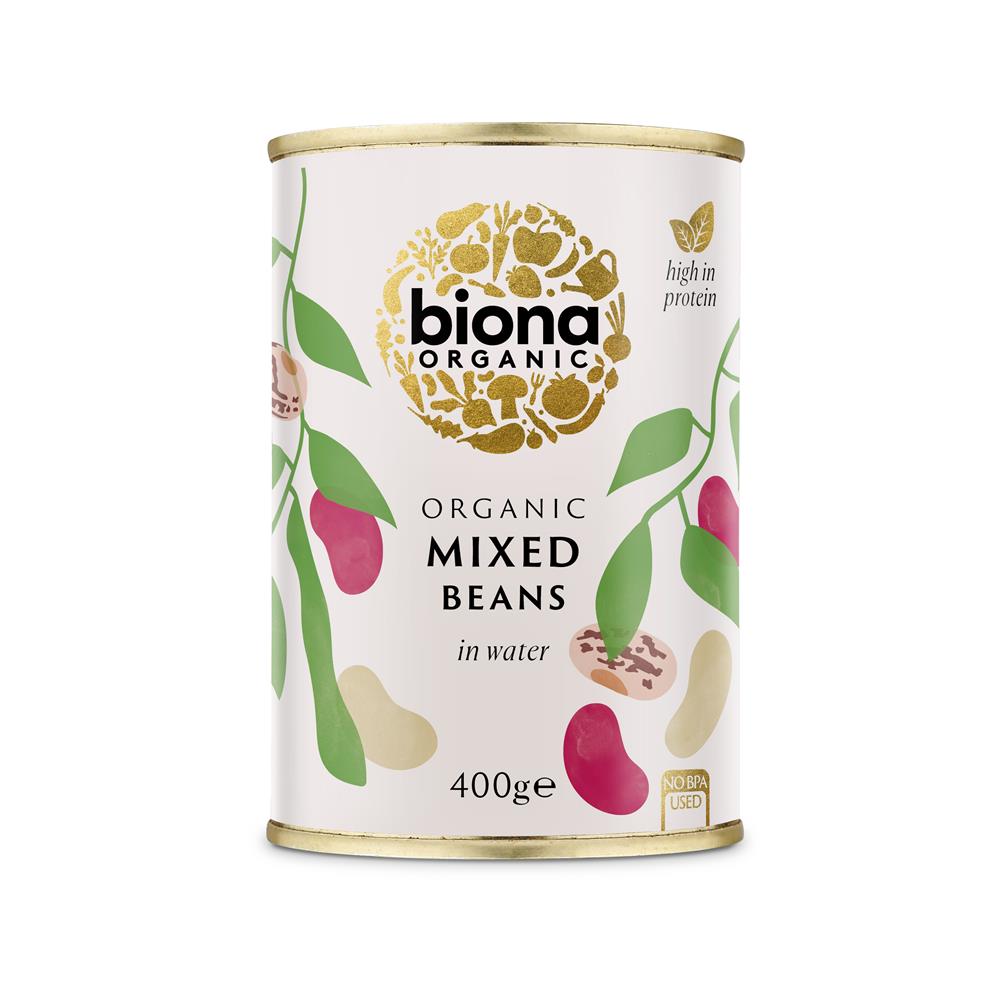 Organic Mixed Beans 400g - Just Natural