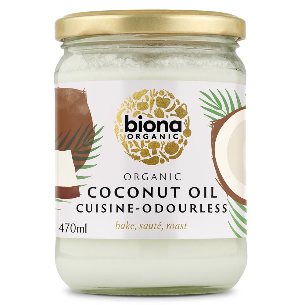 Organic Odourless Coconut Oil Cuisine 470ml - Just Natural