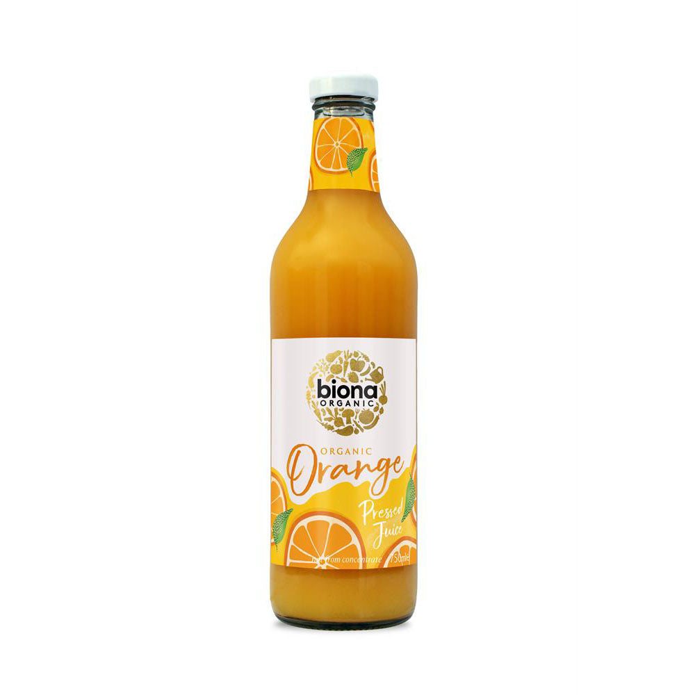 Organic Orange Juice Pressed 750ml - Just Natural