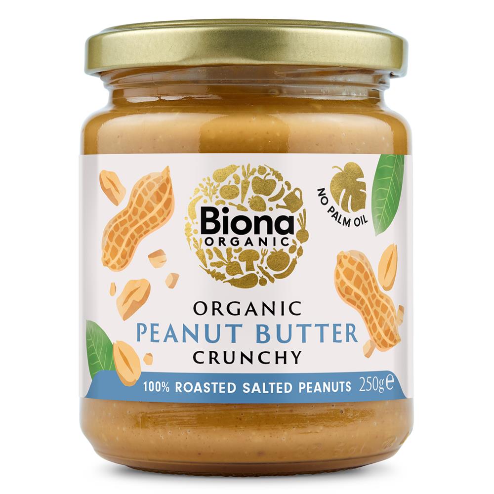 Organic Peanut Butter Crunchy With Salt 250g - Just Natural
