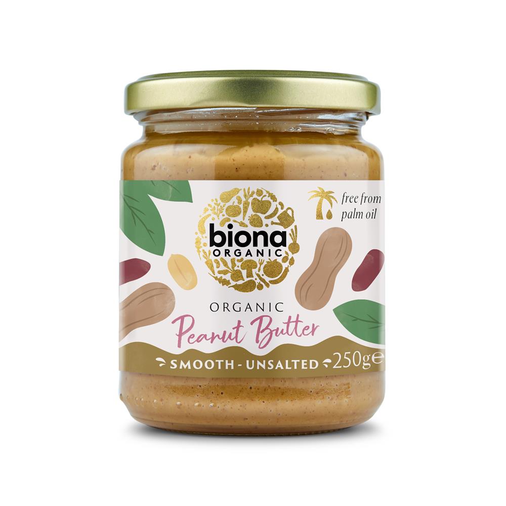 Organic Peanut Butter Smooth No Salt 250g - Just Natural