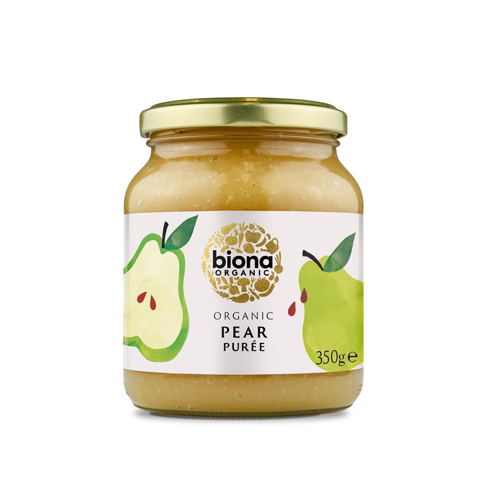 Organic Pear Puree - No Added Sugar 350g - Just Natural