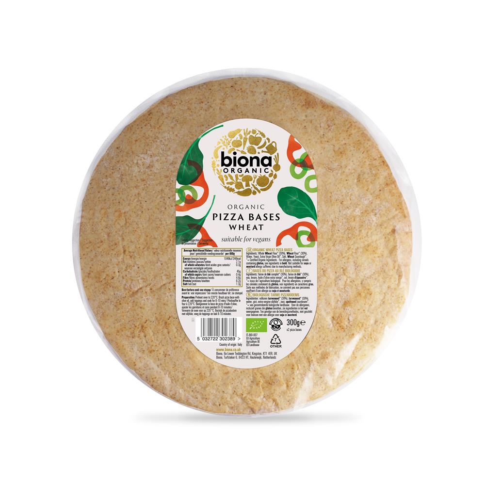 Organic Pizza Bases 300g - Just Natural
