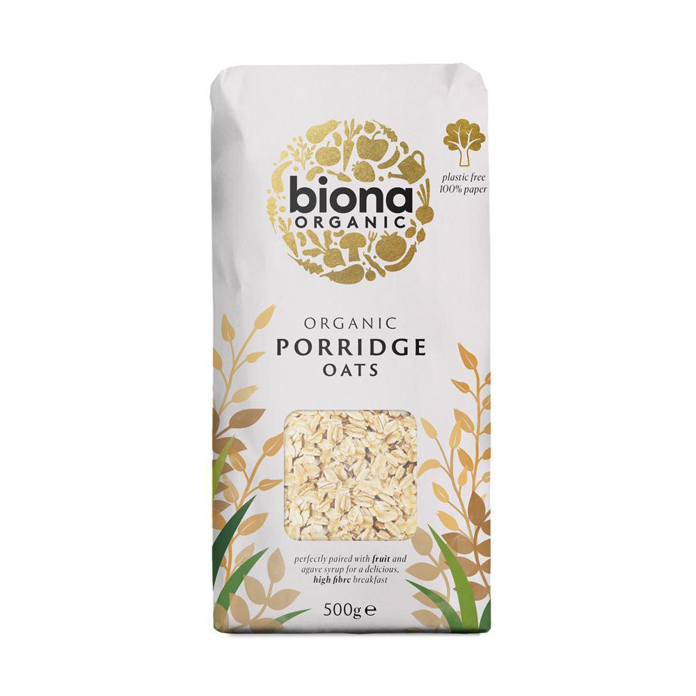 Organic Porridge Oat Flakes 500g - Just Natural
