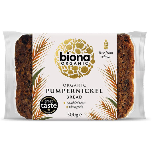 Organic Pumpernickel Bread 500g - Just Natural