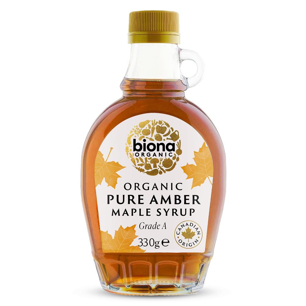 Organic Pure Maple Syrup Amber Grade A 330g - Just Natural