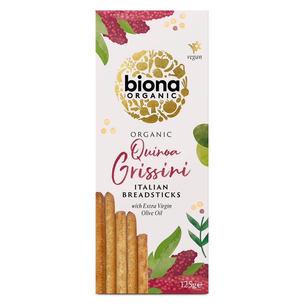 Organic Quinoa Grissini 125g - Just Natural