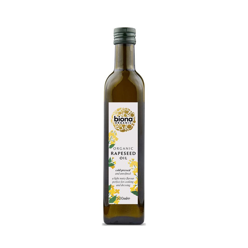 Organic Rapeseed Oil Cold Pressed 500ml - Just Natural