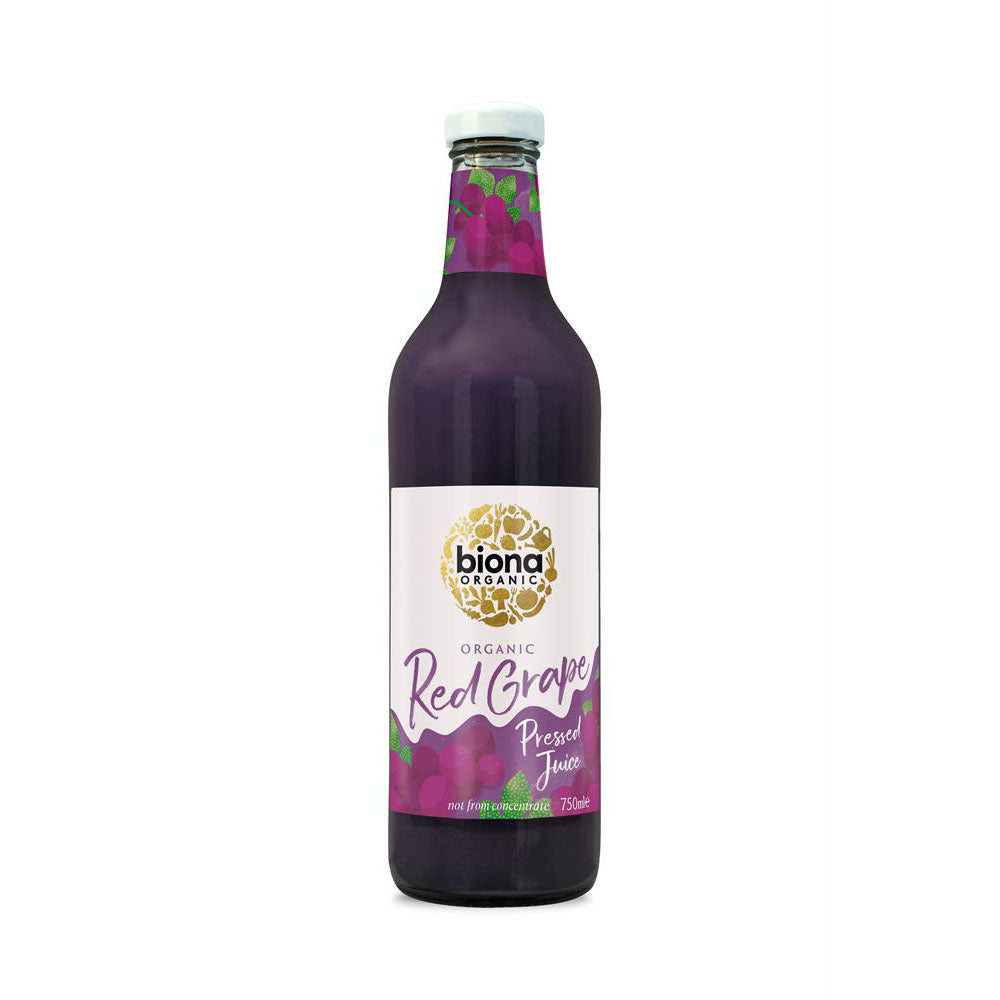 Organic Red Grape Juice Pressed 750ml - Just Natural