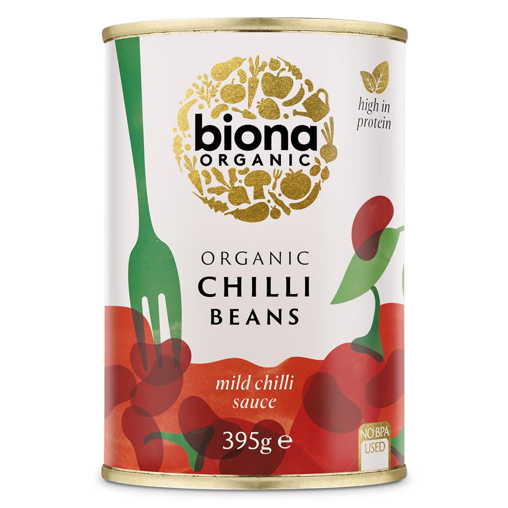 Organic Red Kidney Chilli Beans 395g - Just Natural