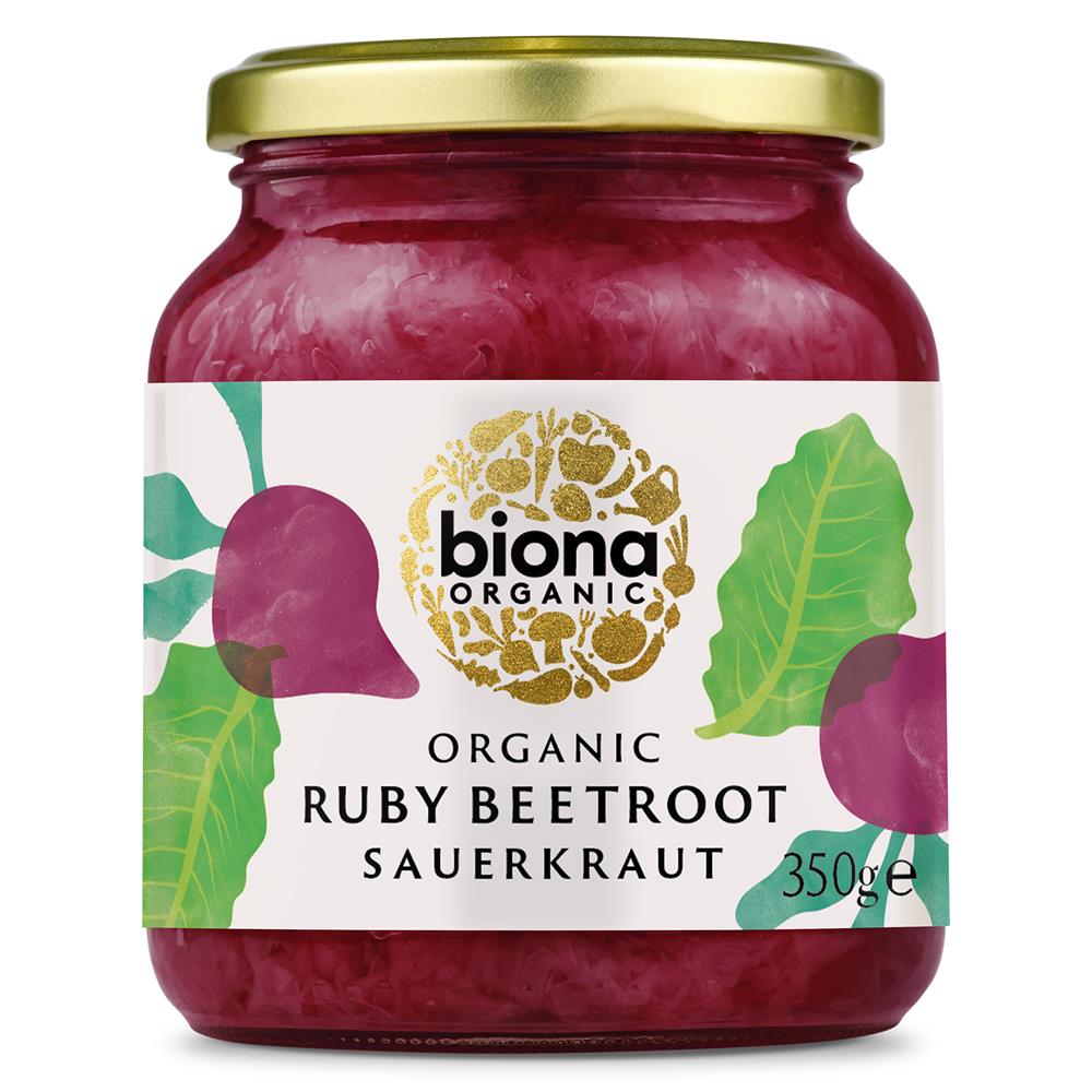 Organic Ruby Sauerkraut 350g - Just Natural