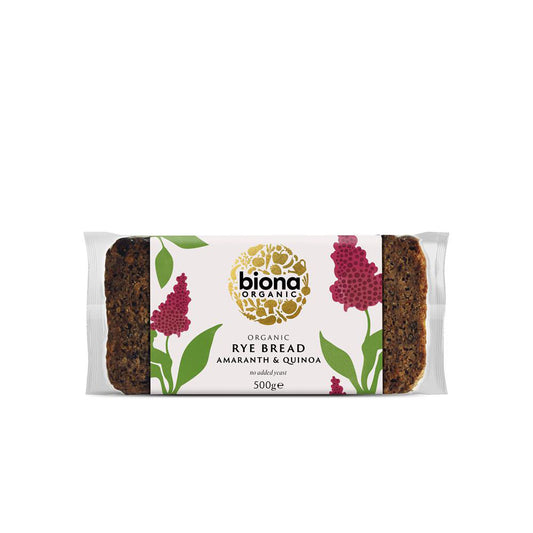 Organic Rye Amaranth Quinoa Bread 500g - Just Natural