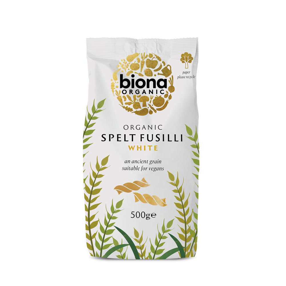 Organic Spelt White Fusilli Pasta 500g - Just Natural