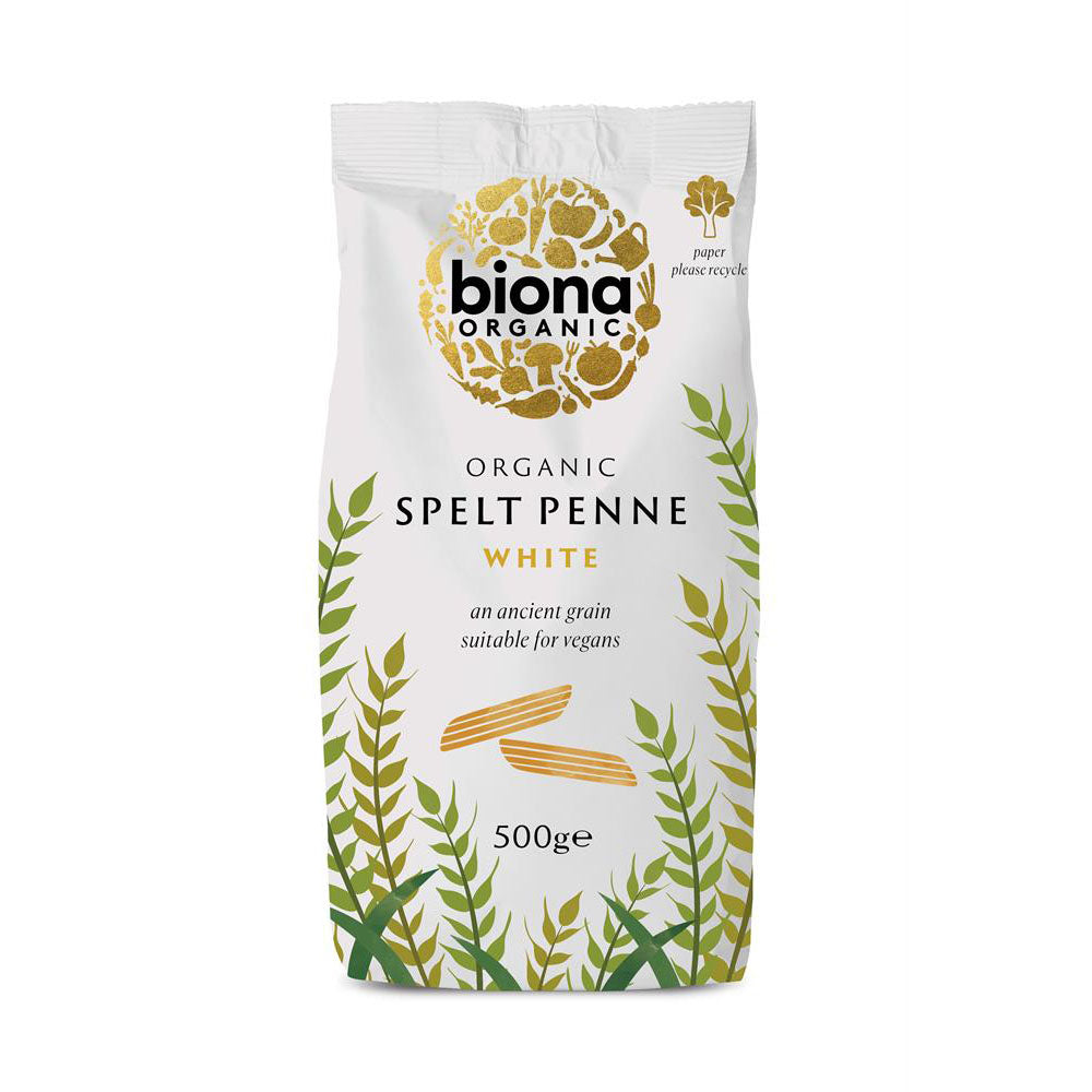 Organic Spelt White Penne Pasta 500g - Just Natural