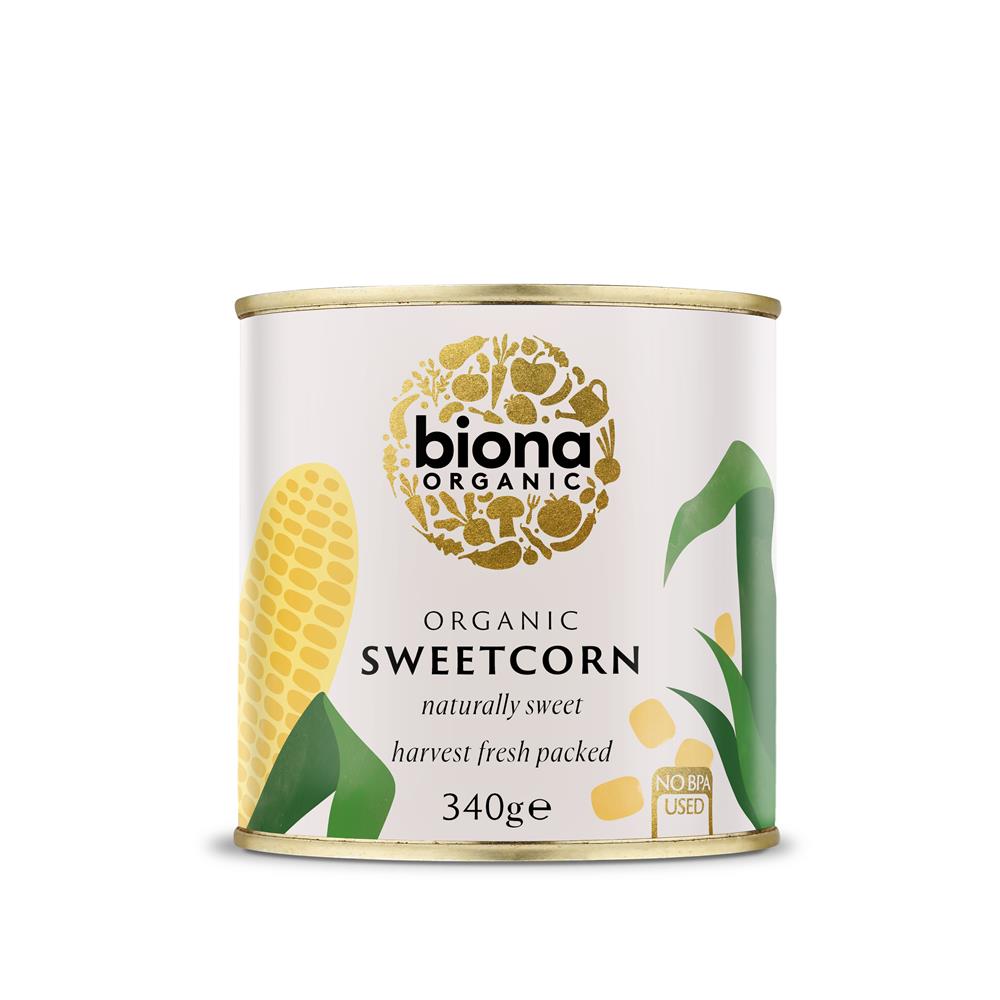 Organic Sweetcorn 340g - Just Natural