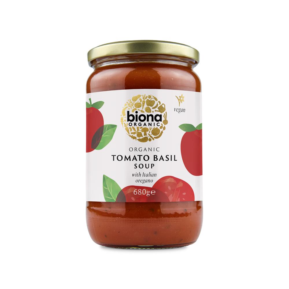 Organic Tomato Basil Soup 680g - Just Natural