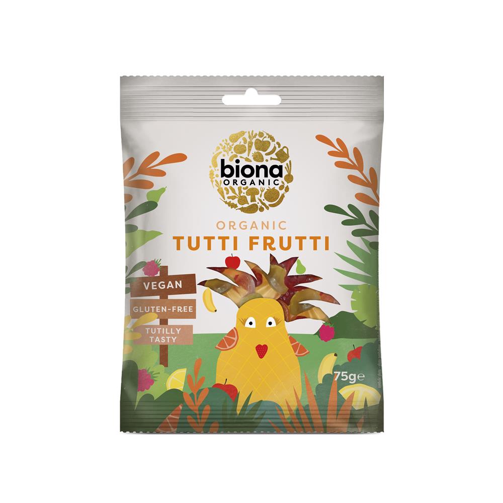 Organic Tutti Frutti Wine Gums 75g - Just Natural